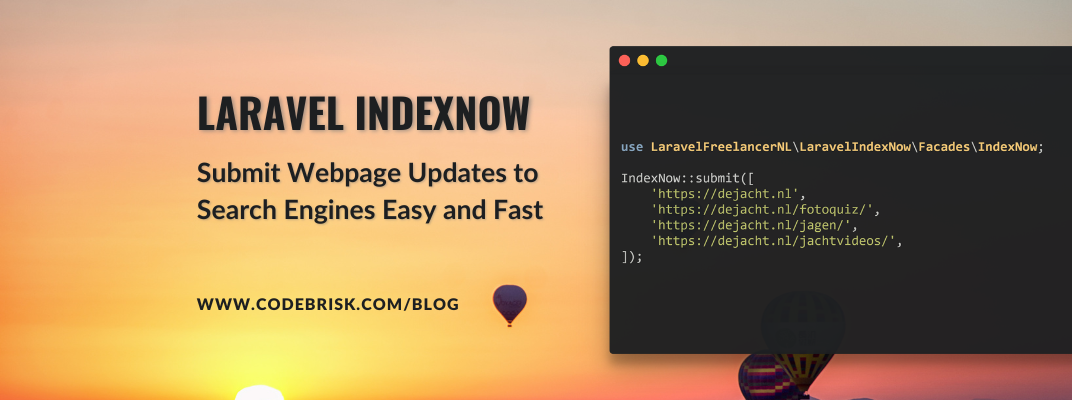 Submit Page Updates to Search Engines with Laravel IndexNow